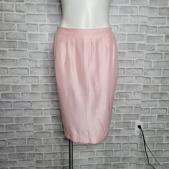 VTG 80s Madonna Pink, Lace & Sequin 2 Piece Skirt/Blazer Set - Picture 4 of 10